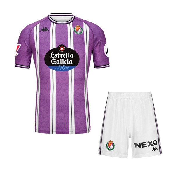 Camiseta Real Valladolid Replica Primera Ropa Niño 2024/25